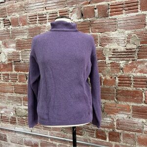 Purple Women's Turtleneck Sweater
